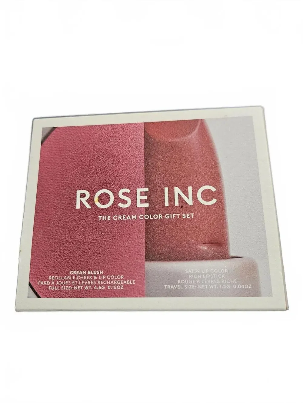 ROSE INC The Cream Color Gift Set - Blush and Lipstick [COPY]